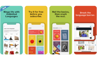 Rosetta Stone app screenshot